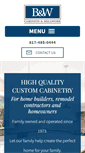 Mobile Screenshot of bwcabinets.com